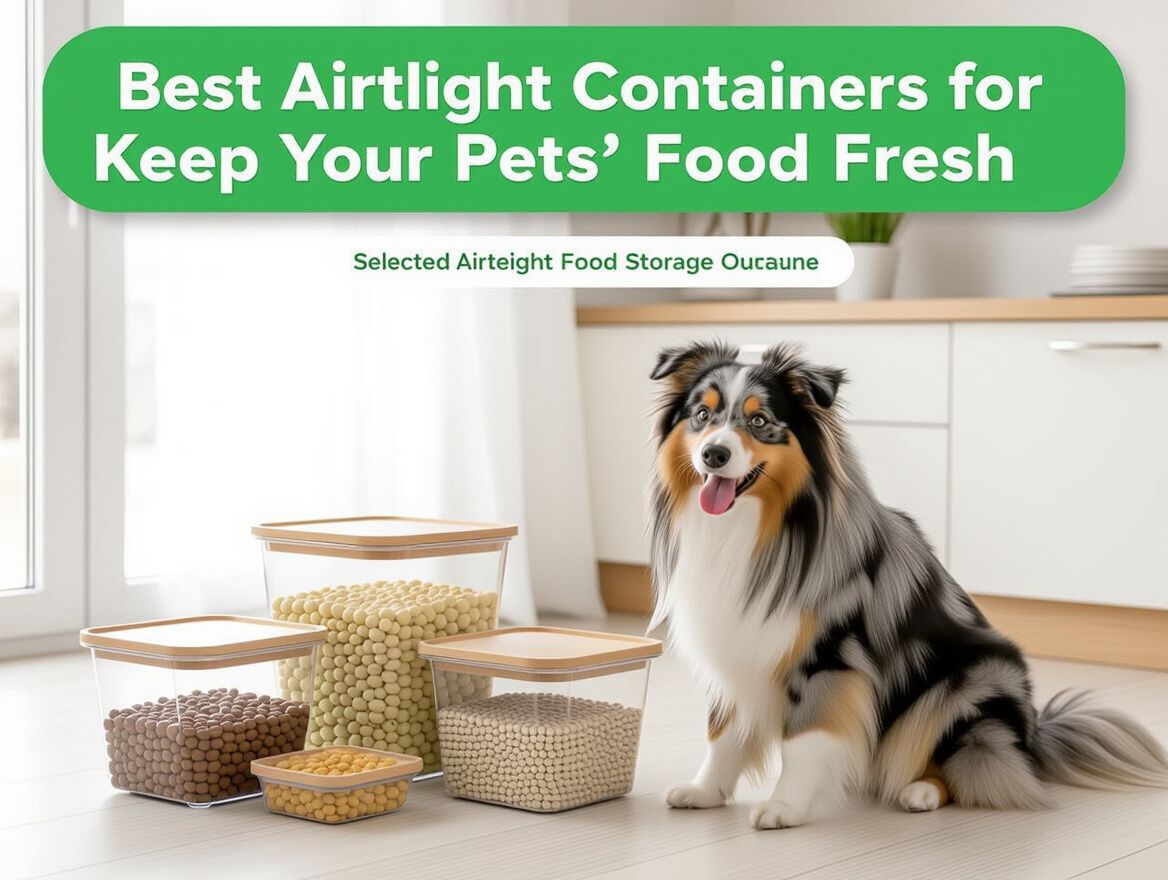 Best Airtight Containers for Pet Food: Keep Your Pets' Food Fresh