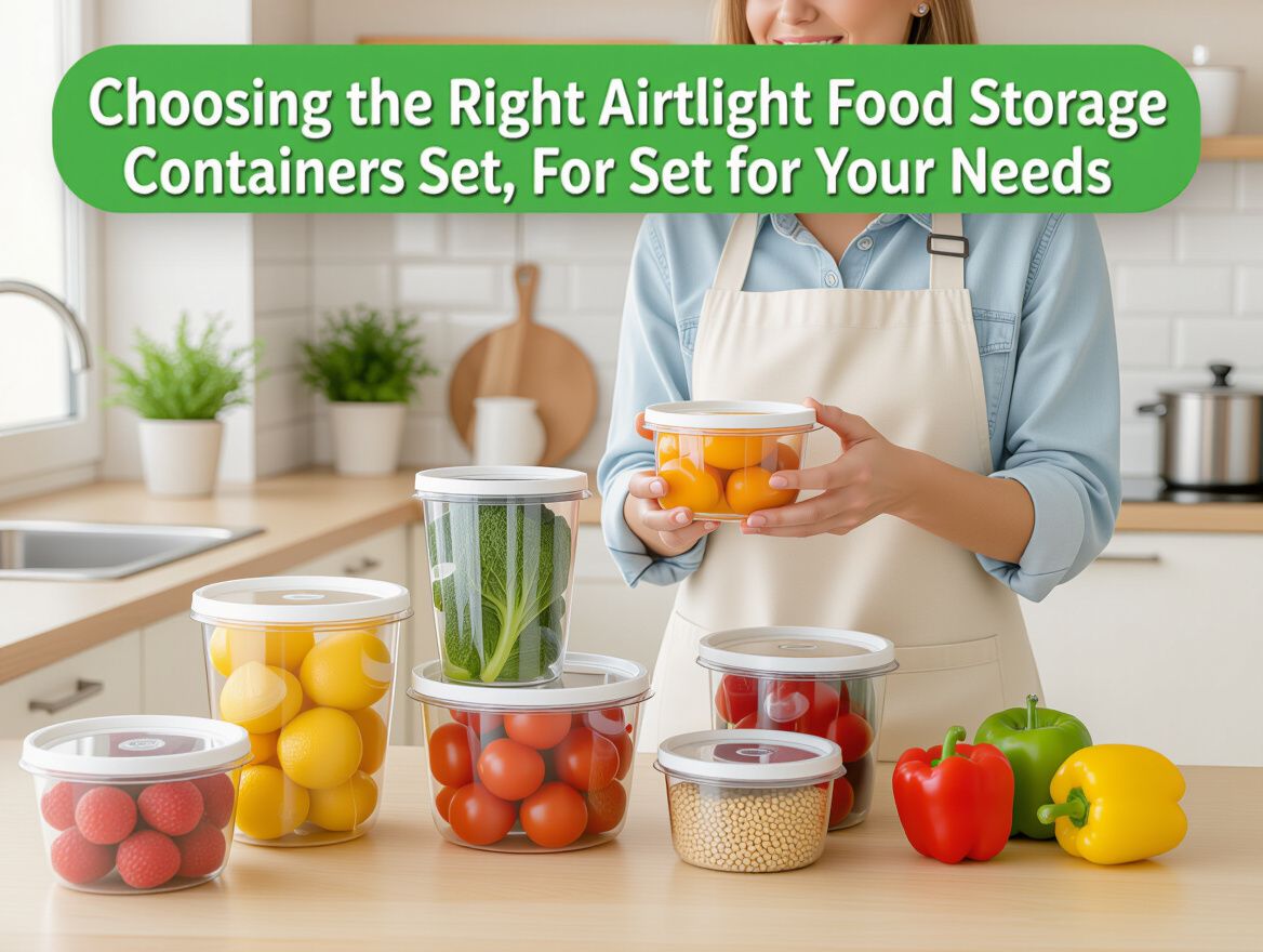 Choosing the Right Airtight Food Storage Containers Set for Your Needs