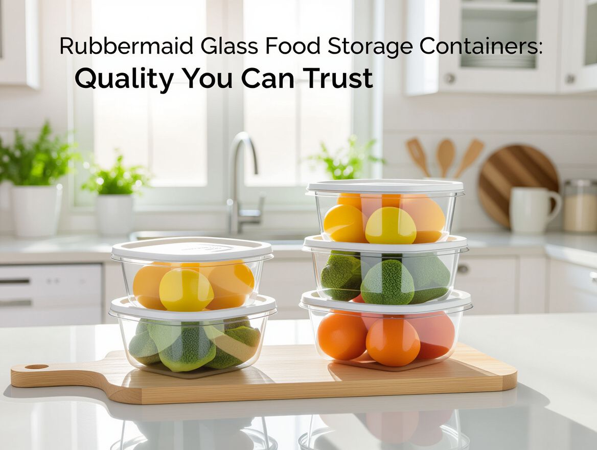 Rubbermaid Glass Food Storage Containers: Quality You Can Trust