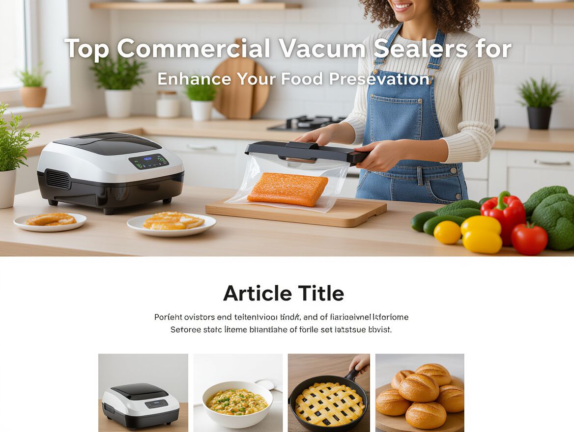 Top Commercial Vacuum Sealers for Food: Enhance Your Food Preservation