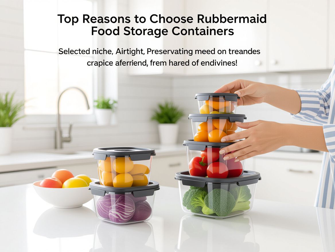 Top Reasons to Choose Rubbermaid Airtight Food Storage Containers