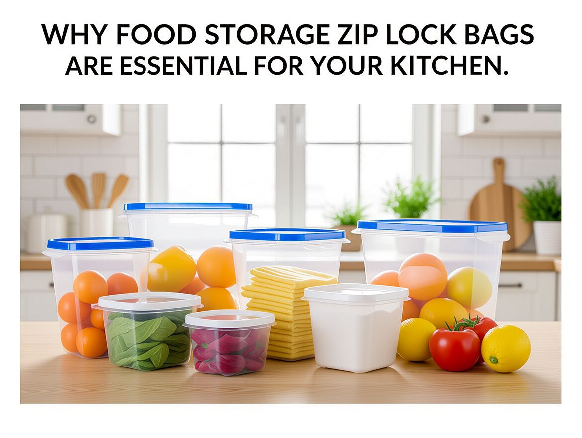 Why Food Storage Zip Lock Bags Are Essential for Your Kitchen