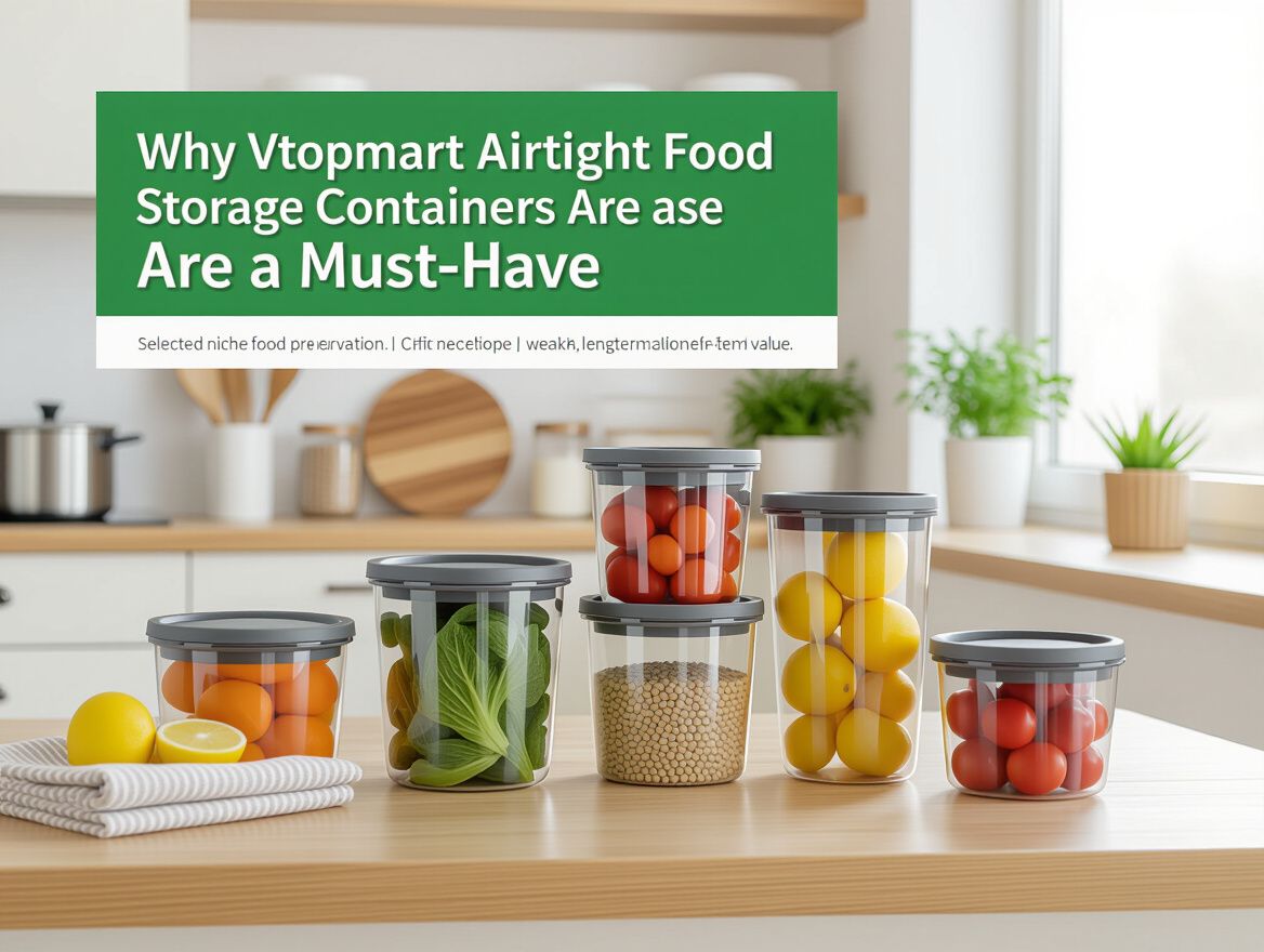 Why Vtopmart Airtight Food Storage Containers Are a Must-Have